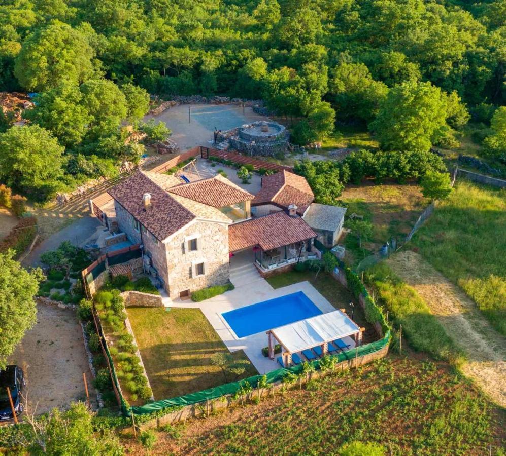 Villa Campiello Heated Pool Vrbnik Kültér fotó